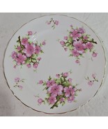 Vintage Royal Chelsea Fine Bone China Pink Blossom 8&quot; Plate Made in England - $346.16 MXN