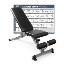 Adjustable / Foldable Utility Weight Bench For Home Gym, Weightlifting And Stren - £170.12 GBP