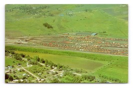 Humps Rock Island Railroad Freight Yard Aerial Silvis IL UNP Chrome Postcard O11 - £3.85 GBP