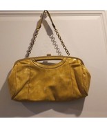 Vintage Purse - Bueno Mustard Yellow Colored Shoulder Bag / Handbag - £14.17 GBP