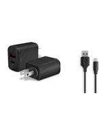 Wall Home Ac Charger+Usb Fr Samsung Galaxy Tab A7 Lite Tablet Sm-T227U T... - $28.99