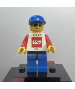 First Lego League Minifigure 2001 Red Cap Blue Arms Putnam Springfield M... - $658.35