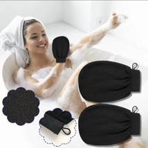 Set of 2 Exfoliant Kessa Glove/Hammam Mitt/Moroccan Bath Glove/Remove De... - £23.08 GBP