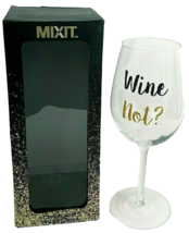 J.C. Penny Wine Glass Over Sized Wine Glass Mix-it Wine Not NWT - $206.59 MXN