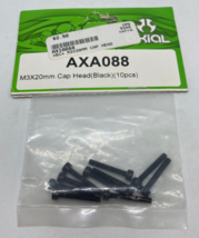 Axial Racing AXA088 M3 x 20mm Cap Head Black 10 pcs Screws RC Radio Control Part - $3.99