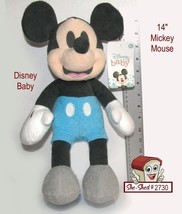 Disney Baby Mickey Mouse 14&quot; Soft Plush Toy - NEW, with tags - £11.67 GBP