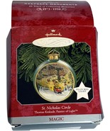 VTG Hallmark Christmas Ornament Keepsake St. Nicholas Circle Kinkade Mag... - £9.47 GBP