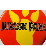 Jurassic Park Footprint Collectable Badge Button Pinback Vintage - £10.11 GBP