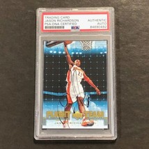 2006-07 Upper Deck Basketball #FT-JR Jason Richardson Signed Card AUTO PSA Slabb - £39.95 GBP