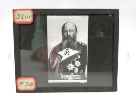 1900&#39;s Antique Rare Glass Slides Plates VTG German Admiral Alfred Von Tirpitz  - £130.42 GBP