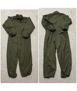 Vtg 1960s Vietnam War Mechanic Coveralls Excellent Condition Conmar Zipp... - $75.74