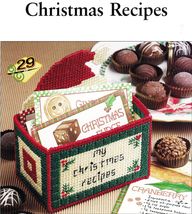 Plastic Canvas Christmas Family Favorites Apple Kitchen Quackers Recipe Patterns - £9.47 GBP