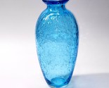 Vintage *BLENKO* HAND BLOWN 9½&quot; Aqua Bubble Vase Pitcher Jug - READ DESC... - $64.32