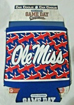 Mississippi Ole Miss Rebels Team Logo on Blue Can Coolie by Game Day Outfitters - £9.38 GBP