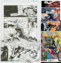 Gerry Conway Firestorm Legends of Tomorrow #3 Pg 10 Original Art Eduardo Pansica - £202.76 GBP