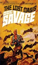 Paperback Cover Poster - DOC SAVAGE -  The Lost Oasis (1965) Canvas Art ... - £19.54 GBP