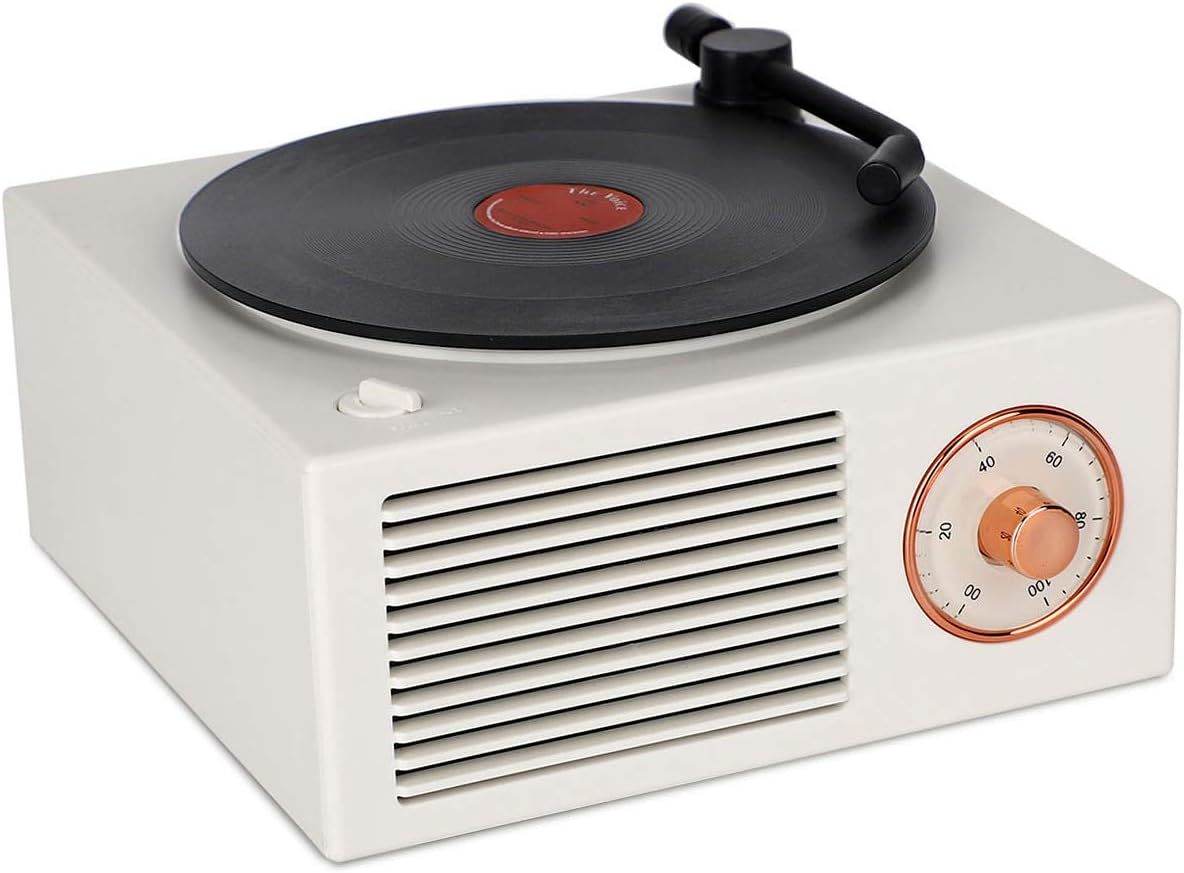 Old Fashioned Classic Style Bluetooth Speaker Cute White Look Creative V... - $32.97