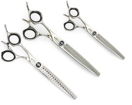 Prestige Pro Lefty 7 Inch Dog Grooming Shears Thinning Blenders or Set of All 3 - £194.13 GBP+