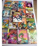 26 Justice Marvel Comics #1-#20, #22-#25, #27, #31 Fine-New Universe 198... - $280.07 MXN