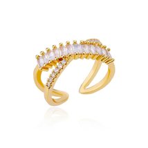 Cross Rings for Women Cubic Zirconia Stainless Steel Ring New Design Tre... - £20.73 GBP