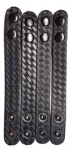 Leather Black Snap Basket-Weave Keeper Loops (set of 4) for Police Duty ... - $334.03 MXN
