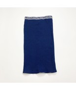 Barney’s New York X Fila Navy Blue Bodycon Ribbed Midi Skirt Size XS - $21.06
