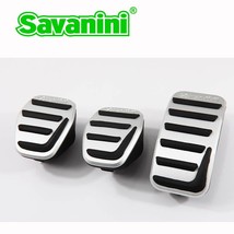 Savanini Footrest Clutch ke Gas Accelerator Car Pedal Pad for  S40 V40 C30 MT Al - £89.88 GBP