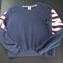 Victoria’s Secret PINK Women’s Long Sleeve Crewneck Sweatshirt Size S Blue EUC - £17.80 GBP