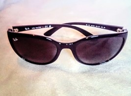 Women&#39;s Ray-Ban RB 4167 Gradient Lens Black Polished Cat Eye Sunglasses - $65.00