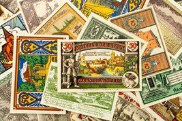 1920&#39;s Germany Notgeld (Emergency Money) 25pc - Bad Sooden, Finsterwalde... - £79.12 GBP