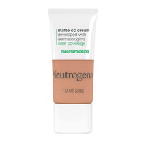 Neutrogena Clear Coverage Flawless Matte CC Cream, Fawn, 1 oz - £11.67 GBP