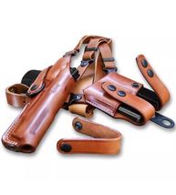 Fits Colt 1911 Defender Compact 9mm 3”BBL Leather Shoulder Holster #1066# RH image 10