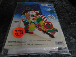 Designs Felt Stocking Kit #5107 Santa Steigh - $5.99