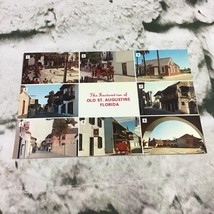 Postcard Collectible Vintage The Restoration Of Old St. Augustine Florida - £6.31 GBP