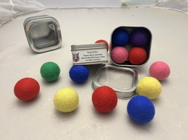 Catnip Infused Cat Toys Wool Felt Balls for Felines - £13.95 GBP