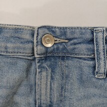 Celebrity Pink RN#133647 Juniors Women's 7/28 Blue Cotton Frayed Denim Skirt  image 9