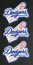 Los Angeles Dodgers Baseball Clothing Embroidered Iron On Patch Lot (Qty... - $7.99