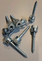 25 of 1/4 x 2 1/2 - 1/4 rod vertical hanger like Sammy  - 1100lbs! - $28.70