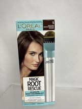 L'Oreal 5 Medium Brown Root Rescue Hair Color Cover Gray Permanent - $6.29