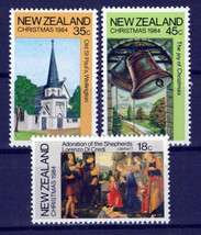 New Zealand 808-810 MNH Christmas Shepherds Churches ZAYIX 0424S0214 - £1.20 GBP