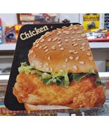 Vintage 1980's McDonald’s Chicken Sandwich Restaurant Advertising Signage - $238.18 MXN  Vintage 1980's McDonald’s Chicken Sandwich Restaurant Advertising Signage - $238.18 MXN