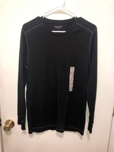 NWT Structure Waffle Knit Thermal Crew Neck Long Sleeve Mens SZ Small Shirt - £10.34 GBP