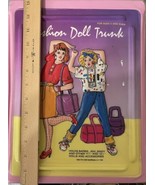 Vintage Barbie Jem sindy Doll Trunk Pink Large Carrying Case Suitcase &amp; ... - $61.33 CAD
