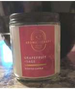 Bath &amp; Body Works Aromatherapy Grapefruit &amp; Sage Single Wick Candle - $12.98 CAD
