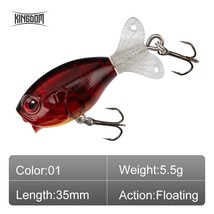 Kinom POP Fishing Lures 35mm 5.5g/9g Floating &amp; Sin Pencil Popper Hard Bait Soft - £36.86 GBP