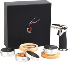 Old Fashioned Whiskey Smoker Infuser Kit, Cocktail Smoker Kit With Torch... - £34.84 GBP