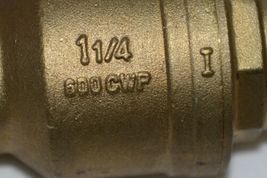 Nibco S FP600A Lf 1 1/4 Inch Solder Lead Free Ball Valve Full Port image 4