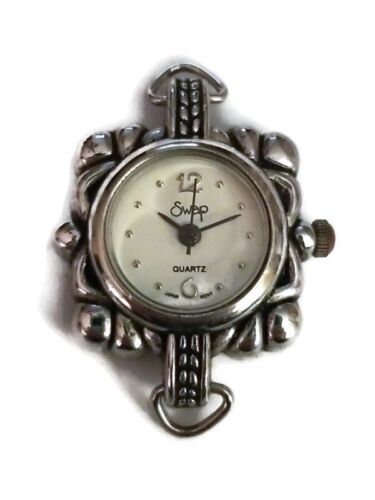 Primary image for Swap Beehive WF-22 Silver Tone WR Quartz Watch Case Needs Battery