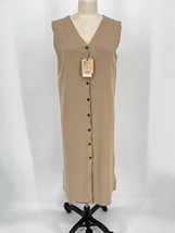 NWT Niko and Sweater Vest One Size Tan Knit Duster Japanese Dress Duster - £38.37 GBP