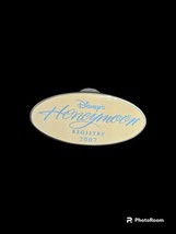 Official Disney Pintrading Pin -  Disney&#39;s Honeymoon Registry 2007 Ears Backing - £3.88 GBP